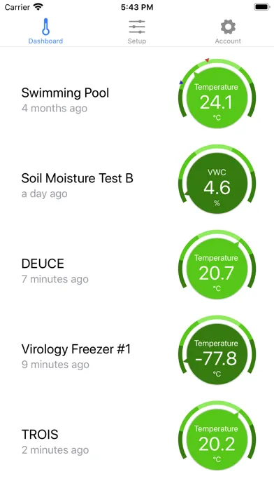 Zynect Sensors Screenshots