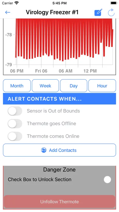 Zynect Sensors Screenshots