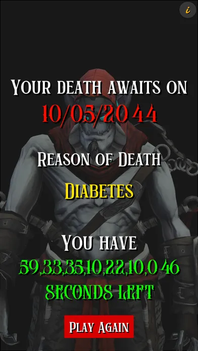 Captures d'écran de Death Time Calculator PRANK