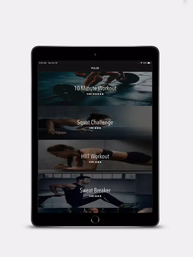 تصاویر Pulse - Fitness Cardio Workout iPad 