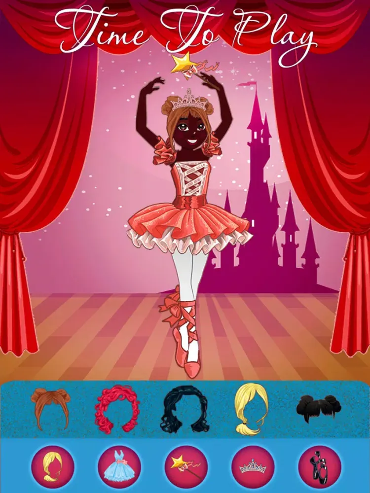 Screenshot di Pretty Little Ballerina - Dressing Up Game For Girls iPad 