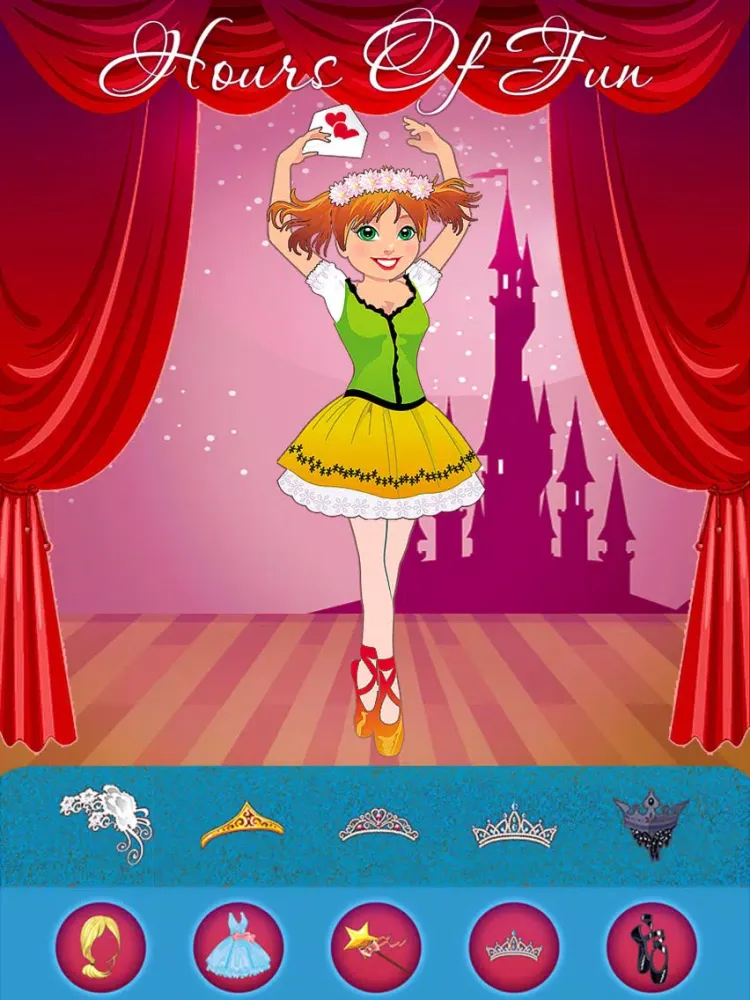 Screenshot di Pretty Little Ballerina - Dressing Up Game For Girls iPad 