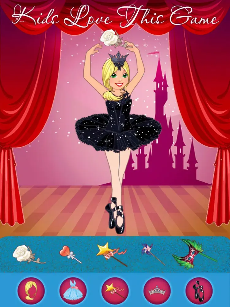 Screenshot di Pretty Little Ballerina - Dressing Up Game For Girls iPad 