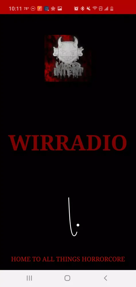 Capturas de tela do Wicked Intent Radio