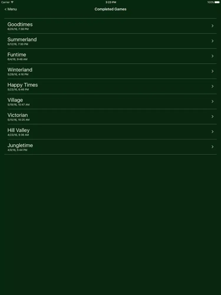 Zrzuty ekranu Golf Mate iPad 