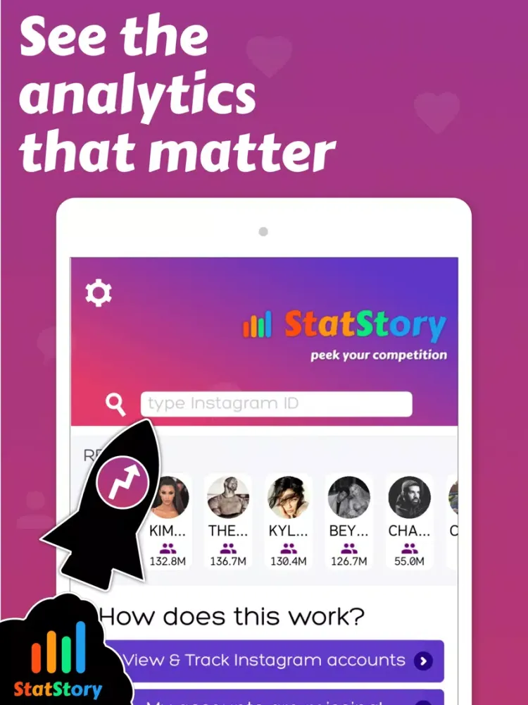 Real Analytics for Instagram iPad 應用截圖