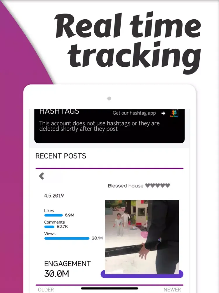Real Analytics for Instagram iPad 應用截圖