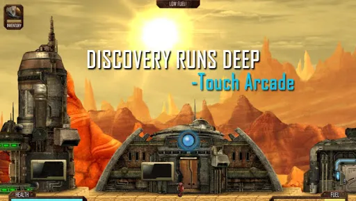 Tangkapan layar Mines of Mars Scifi Mining RPG