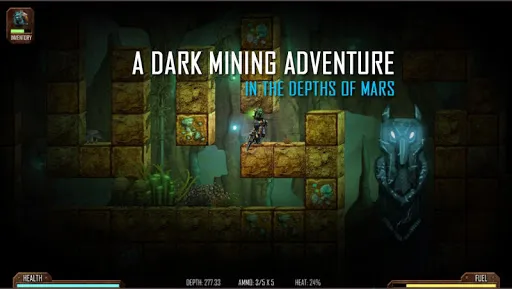 Tangkapan layar Mines of Mars Scifi Mining RPG