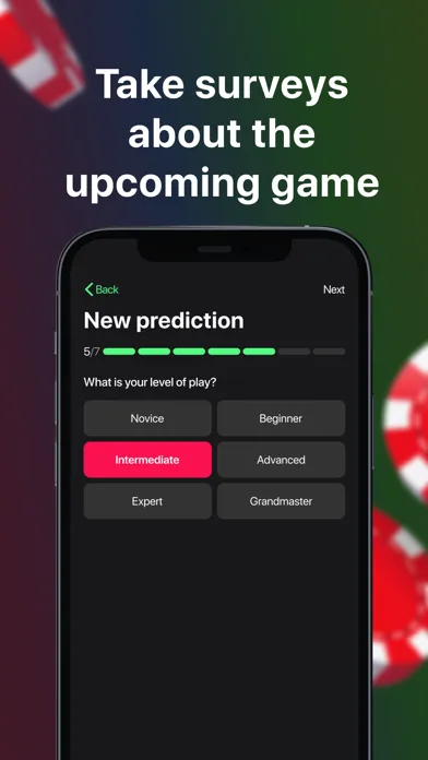 ภาพหน้าจอของ Poker prediction - Take luck
