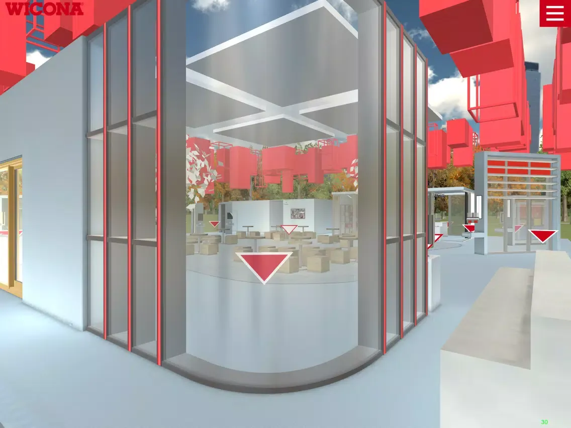 Tangkapan skrin WICONA at BAU 2019 iPad 