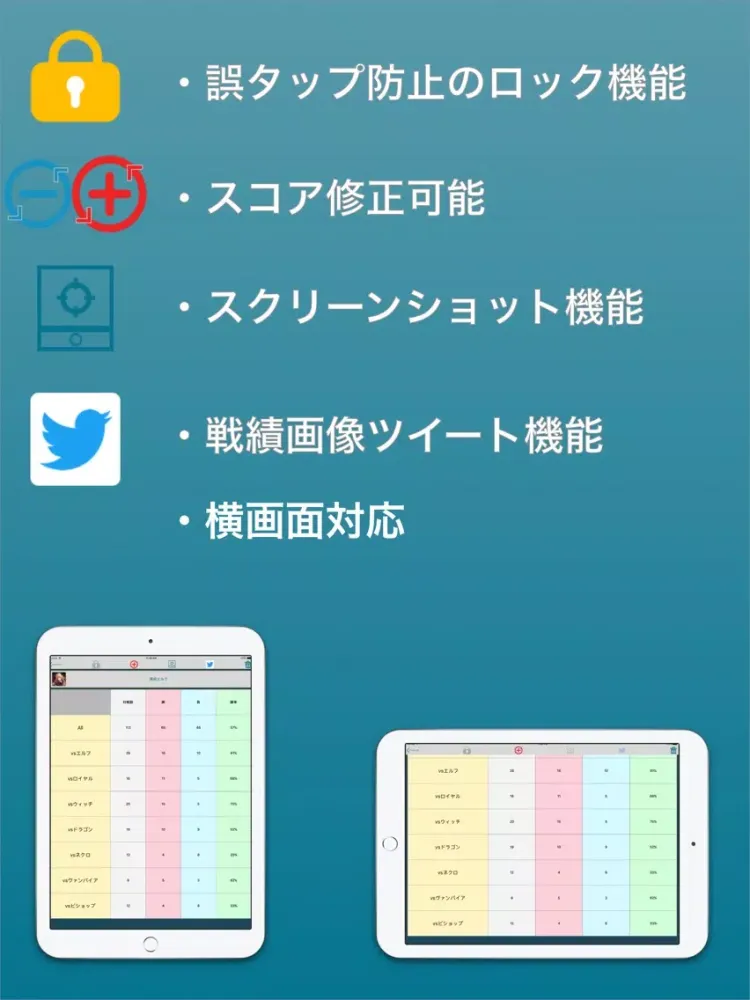 シャドバレコード２ - 戦績管理 - for シャドウバース iPad  سکرین شاٹس