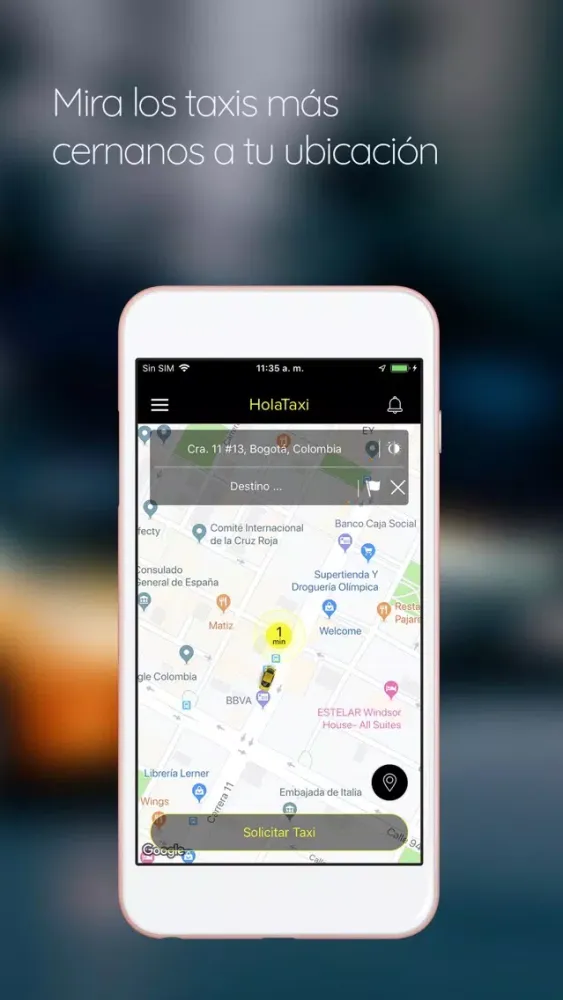 Zrzuty ekranu Hola Taxi