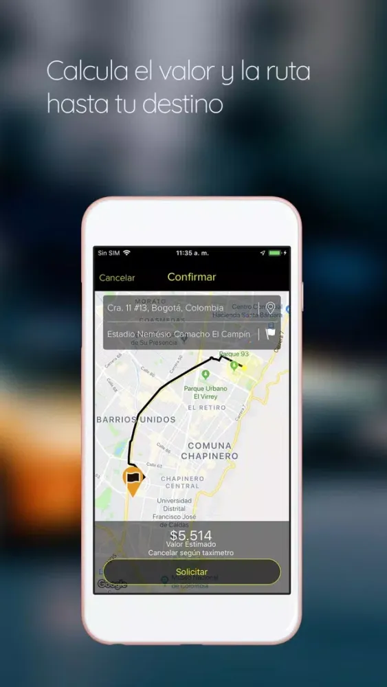 Zrzuty ekranu Hola Taxi