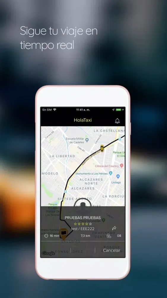Zrzuty ekranu Hola Taxi