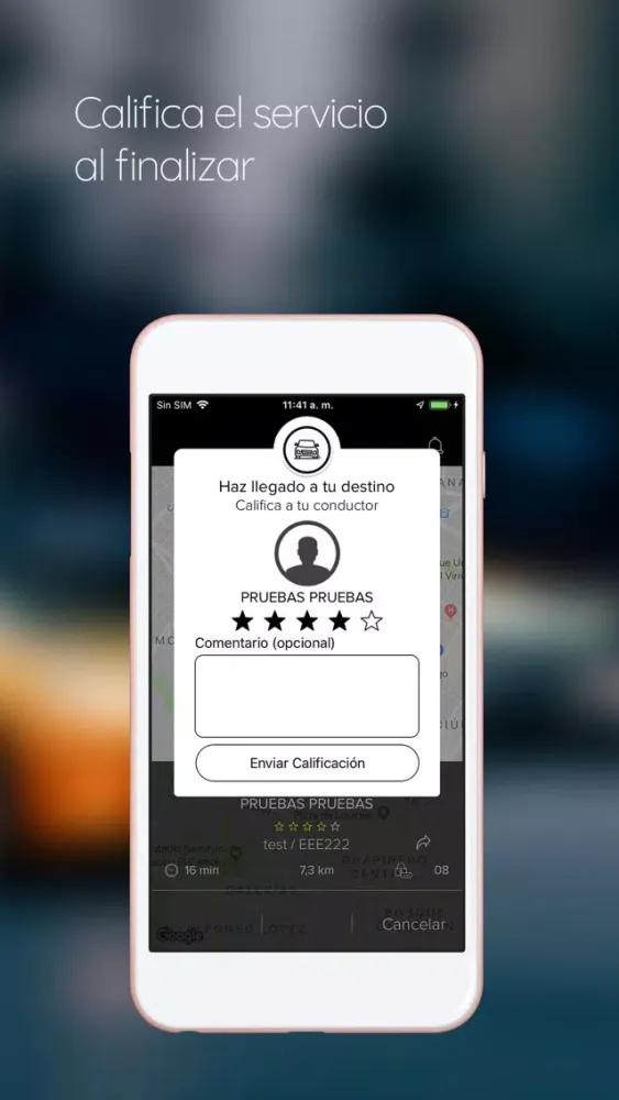 Zrzuty ekranu Hola Taxi