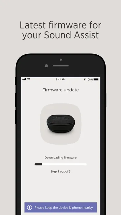 WIDEX Update Center Screenshots