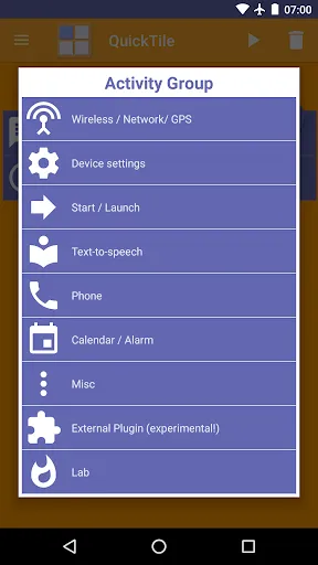 QuickTile Quick Settings 7+ Screenshots