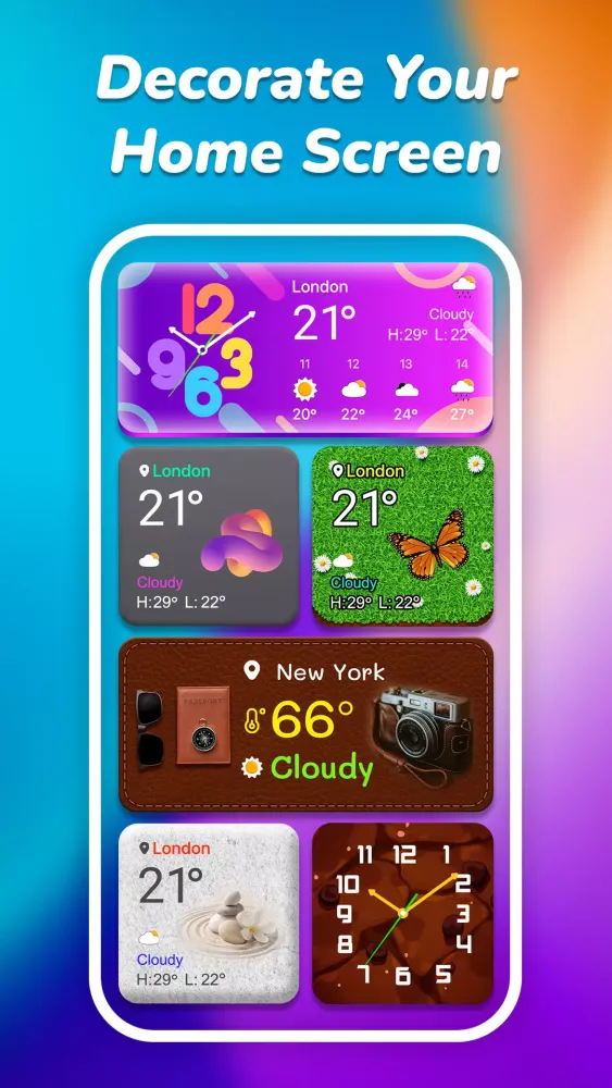 Capturas de pantalla de Widgets OS: Widget & Themes
