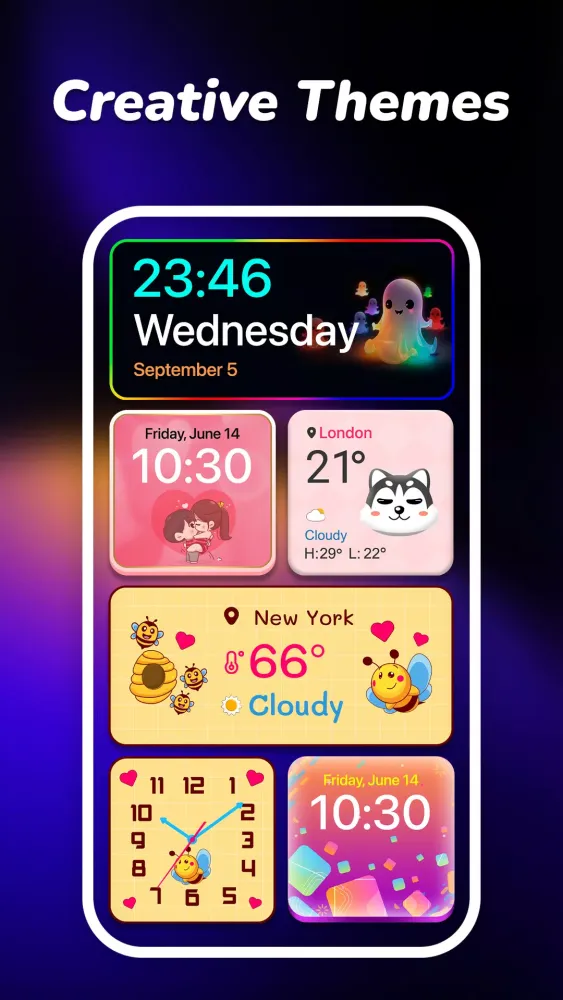 Capturas de pantalla de Widgets OS: Widget & Themes