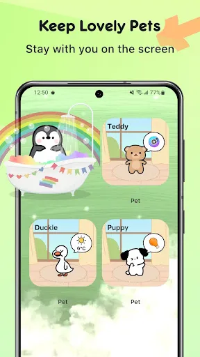 Ảnh chụp màn hình của Widgetable: Adorable Screen