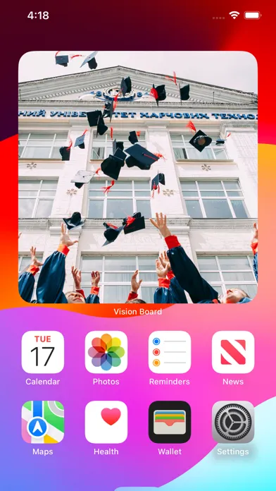 Vision Board Widget سکرین شاٹس