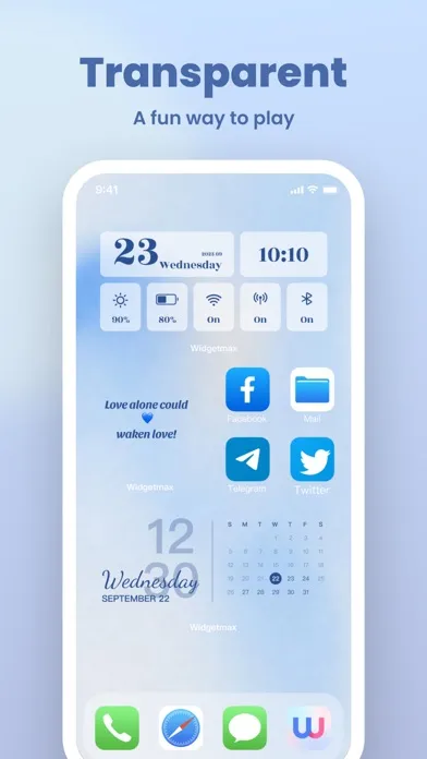 Widgetmax-widget theme 스크린샷