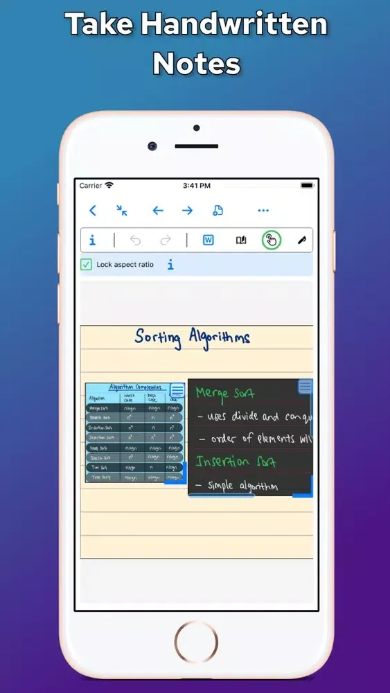 Capturas de tela do Widget Notebook - Digital Ink