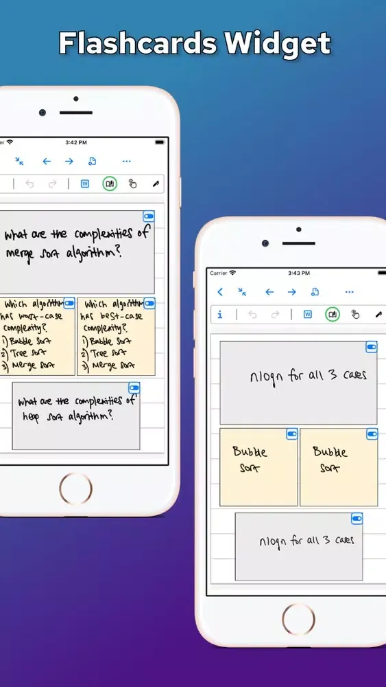 Capturas de tela do Widget Notebook - Digital Ink