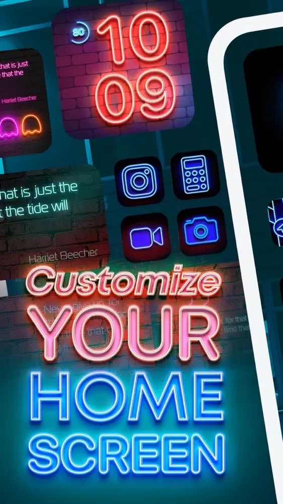 Tangkapan layar Widgets, Icons, Theme - Themly