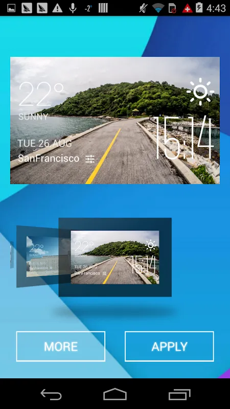 Banha weather widget/clock应用截图