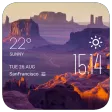 Mesa weather widget/clock