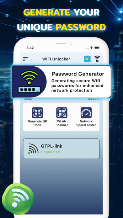 ภาพหน้าจอของ WiFi Password Finder & Connect