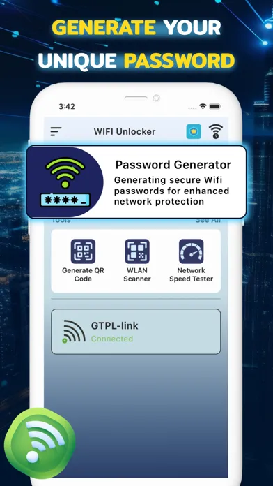 Ảnh chụp màn hình của WiFi Password Finder & Connect