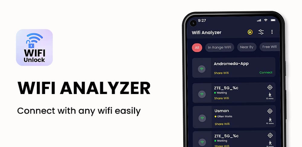 WIFI Analyzer: WIFI Passwords