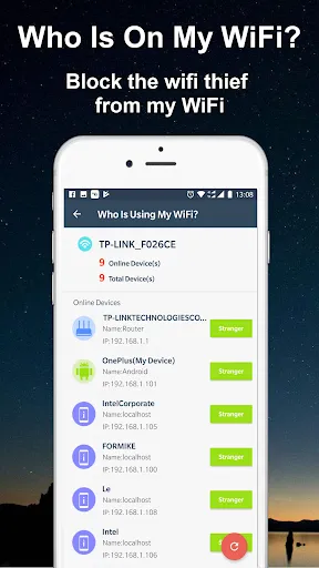 Zrzuty ekranu WiFi Router Master & Analyzer