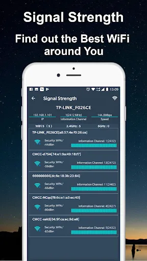 Zrzuty ekranu WiFi Router Master & Analyzer