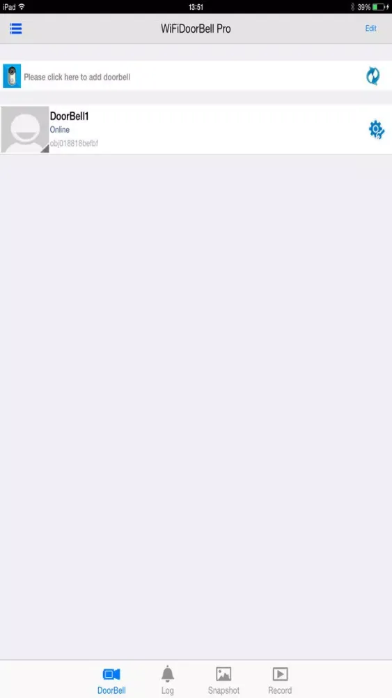 Captures d'écran de WiFiDoorbell Pro