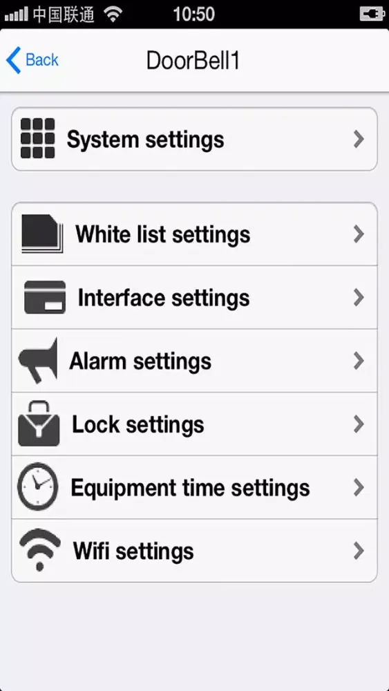 Captures d'écran de WiFiDoorbell Pro