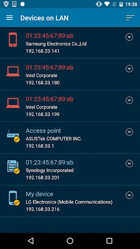 Wifi LAN Guard Screenshots