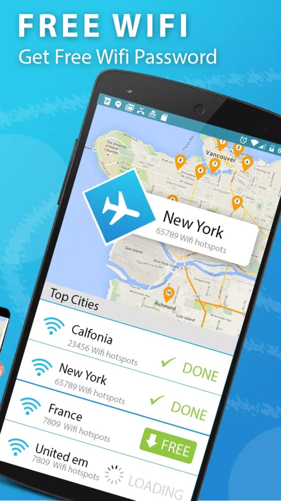 Captures d'écran de Wifi map & Password key Show