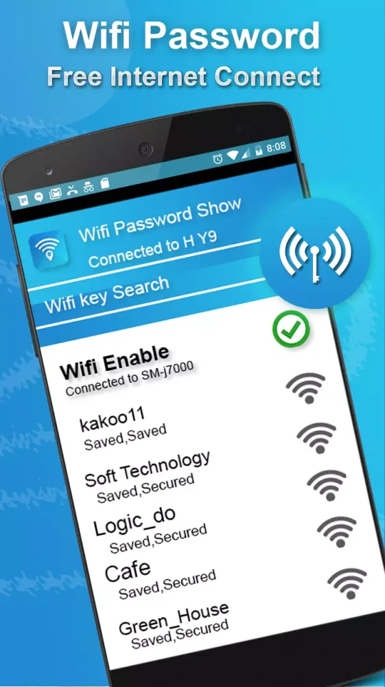 Captures d'écran de Wifi map & Password key Show