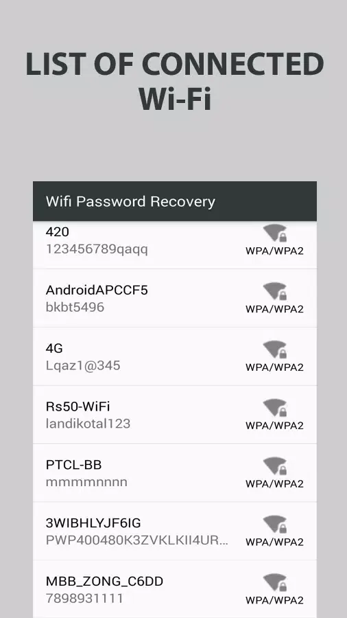 Free Wifi Password Recovery Ekran Görüntüleri