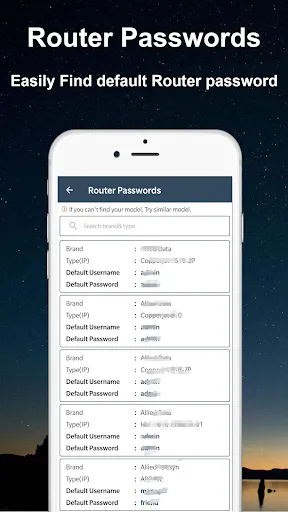 Default WiFi Router Passwords应用截图