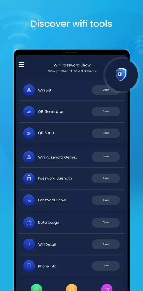 Saved WIFI Password show all应用截图