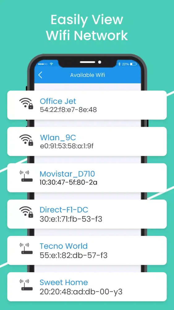 Capturas de tela do Wifi Password Viewer・Generator