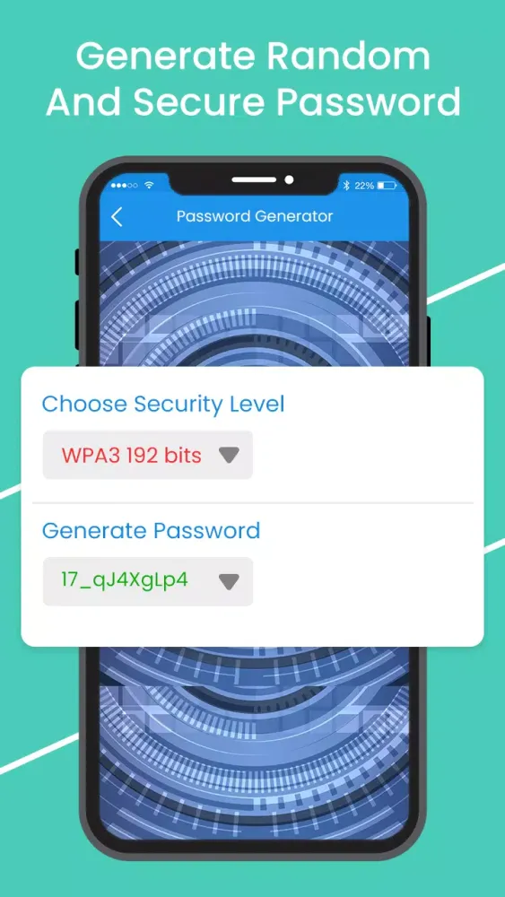 Capturas de tela do Wifi Password Viewer・Generator