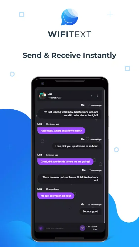 WiFiText: Send SMS + MMS Texts Screenshots