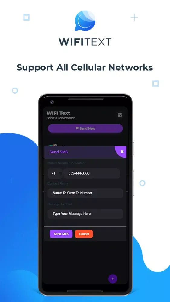 WiFiText: Send SMS + MMS Texts Screenshots