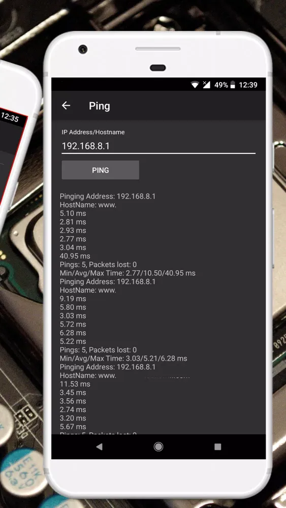 Captures d'écran de WiFi ToolKit